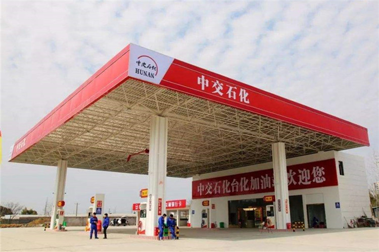 榆林加油站钢结构网架案例6